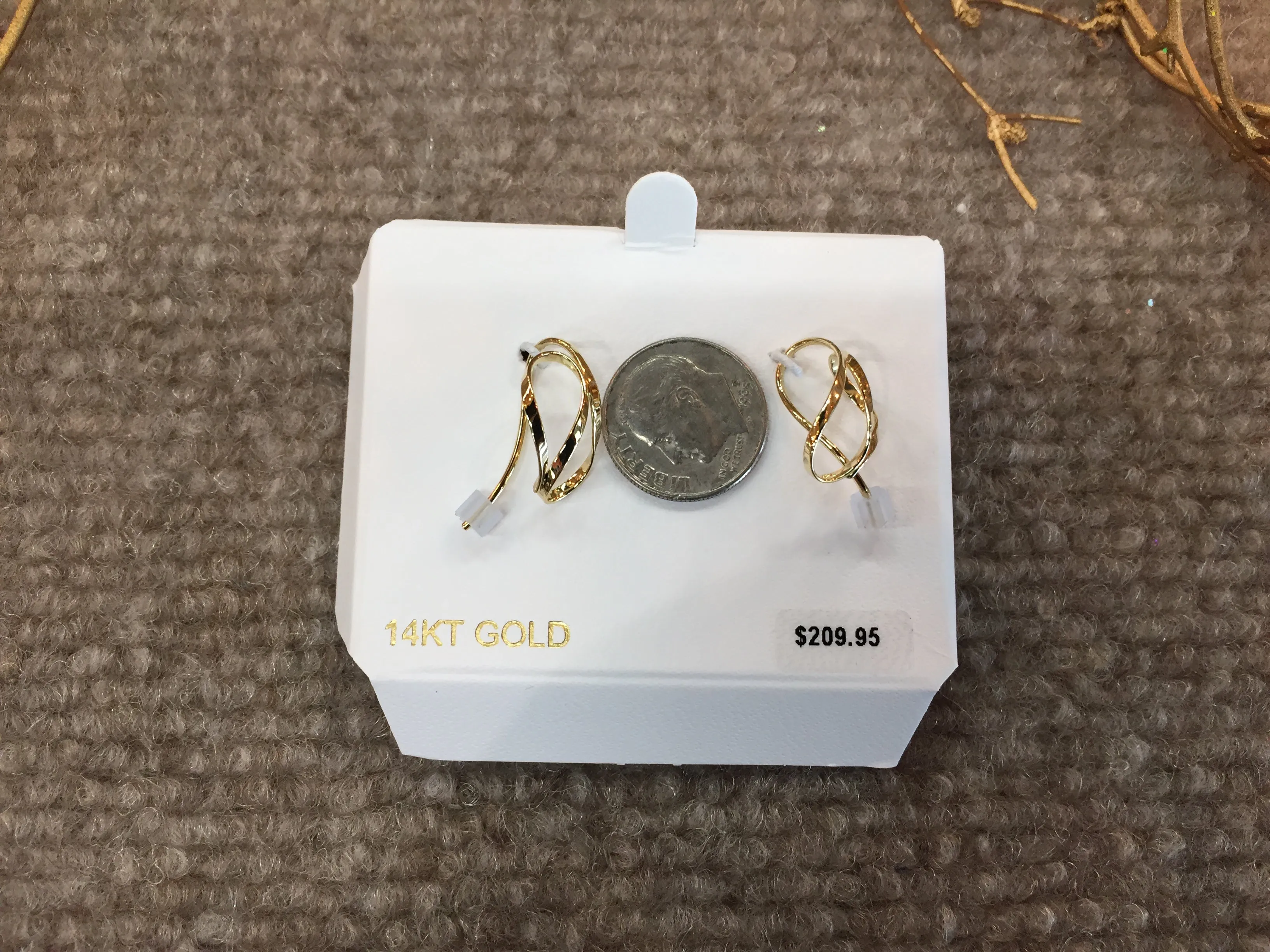 14 K Gold Earrings