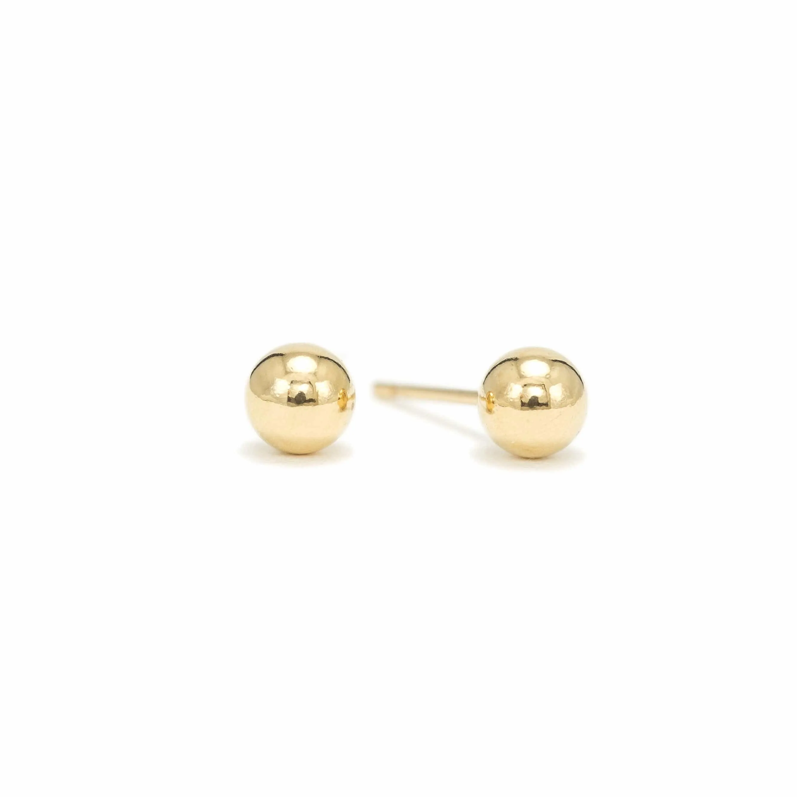 5mm Ball Gold-Filled Stud Earrings