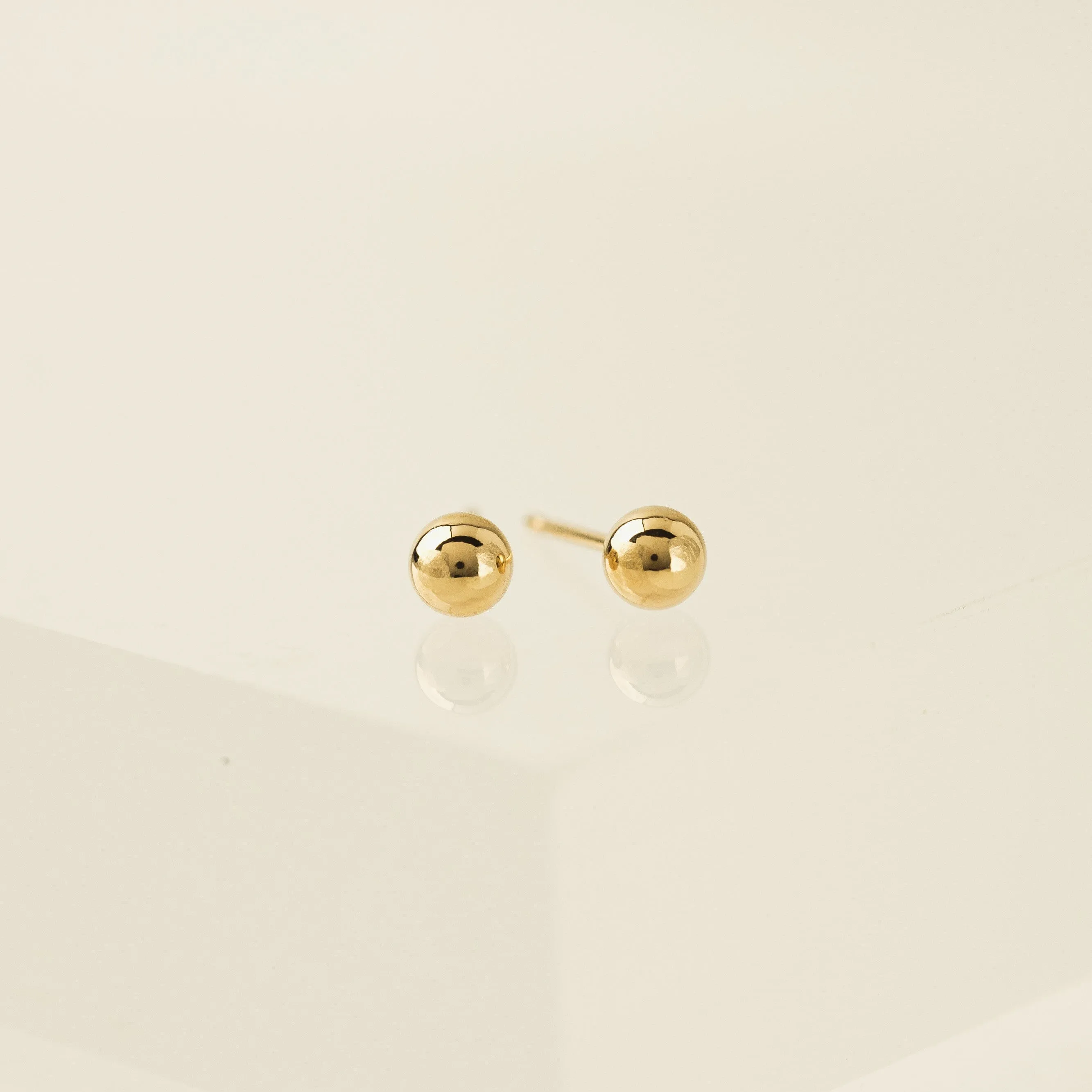 5mm Ball Gold-Filled Stud Earrings