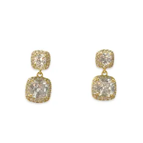 Adriene Cushion Drop Earrings