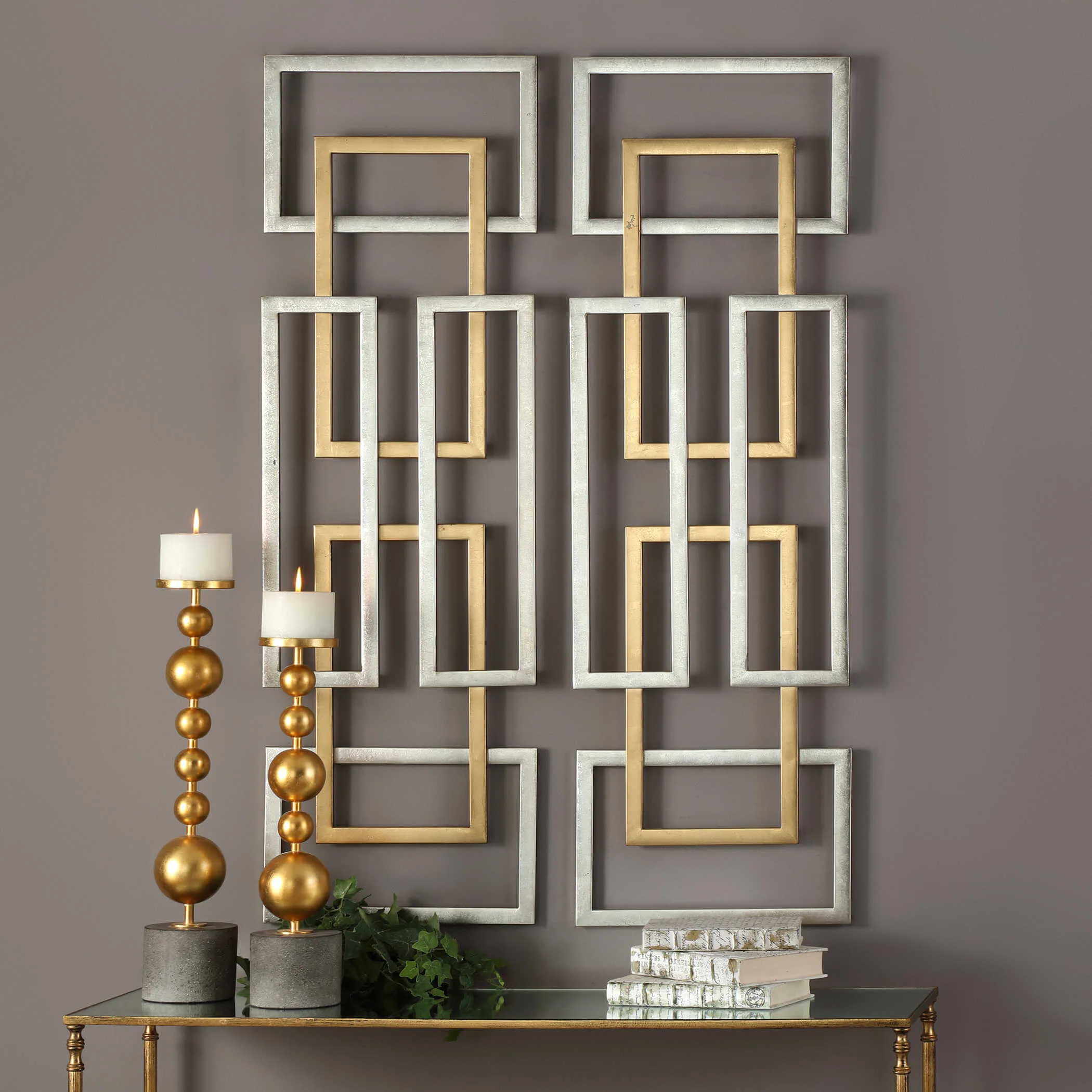 Aerin Metal Wall Panels, Set of 2