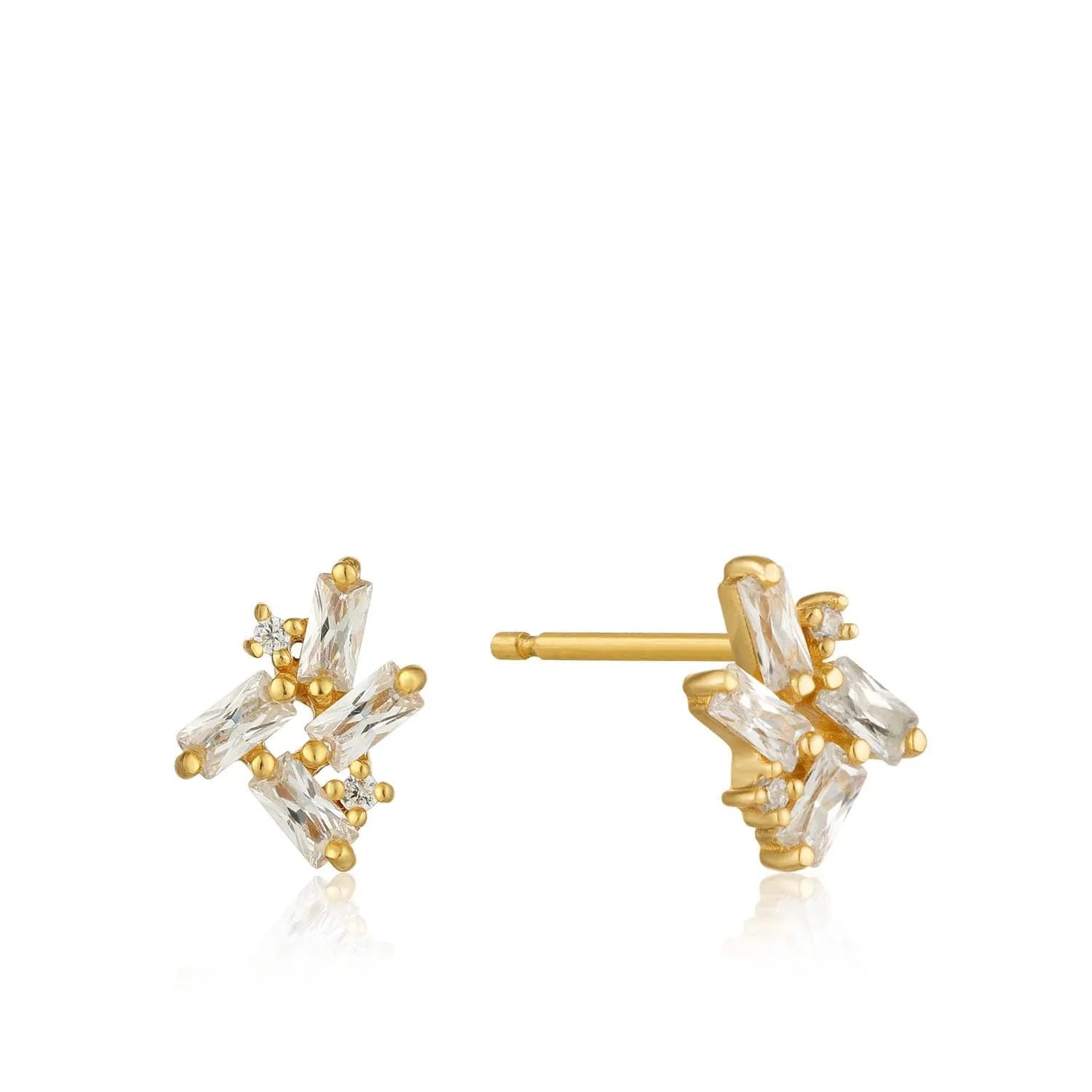 Ania Haie Cluster Stud Earrings - Gold