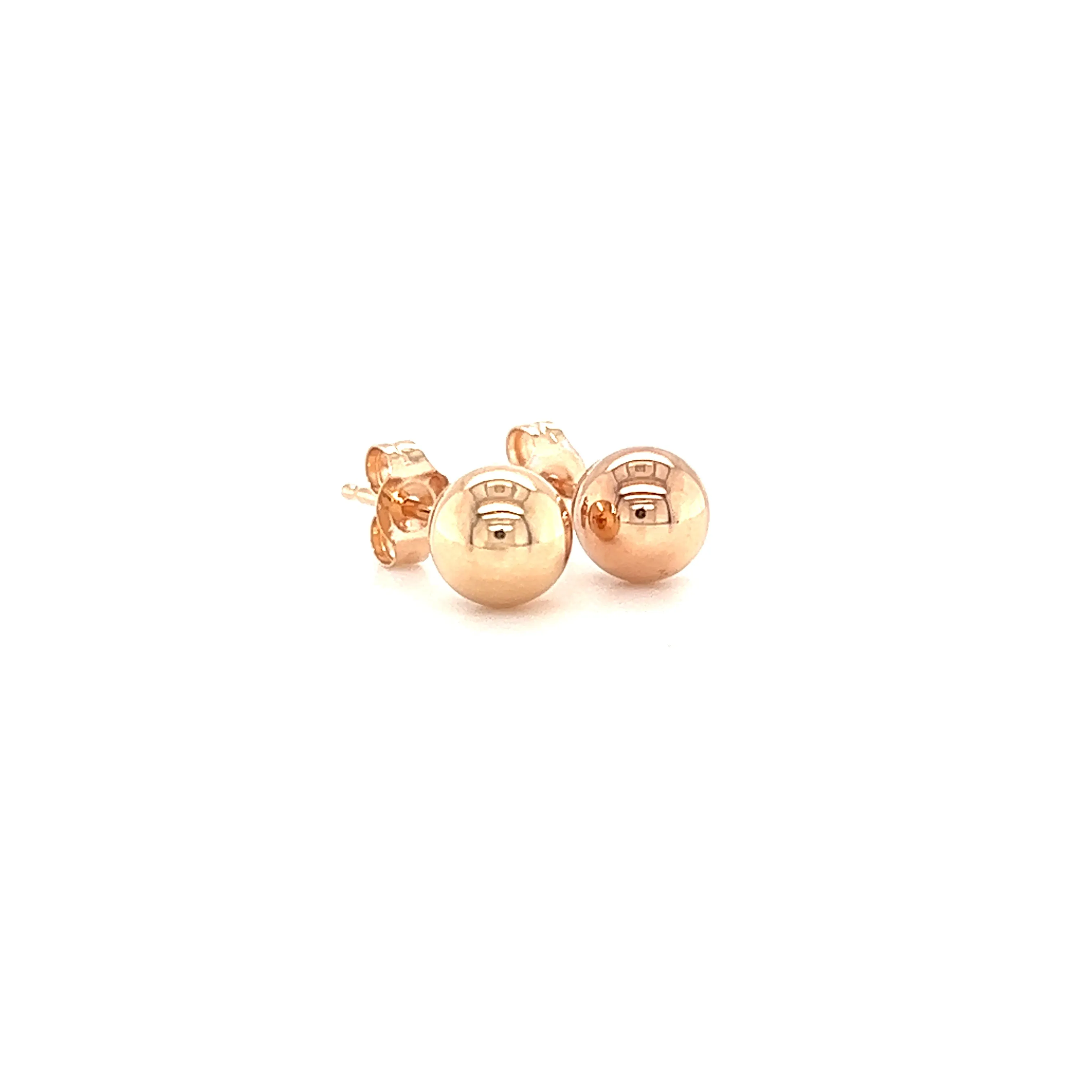 Ball 5mm Stud Earrings  in 14K Gold