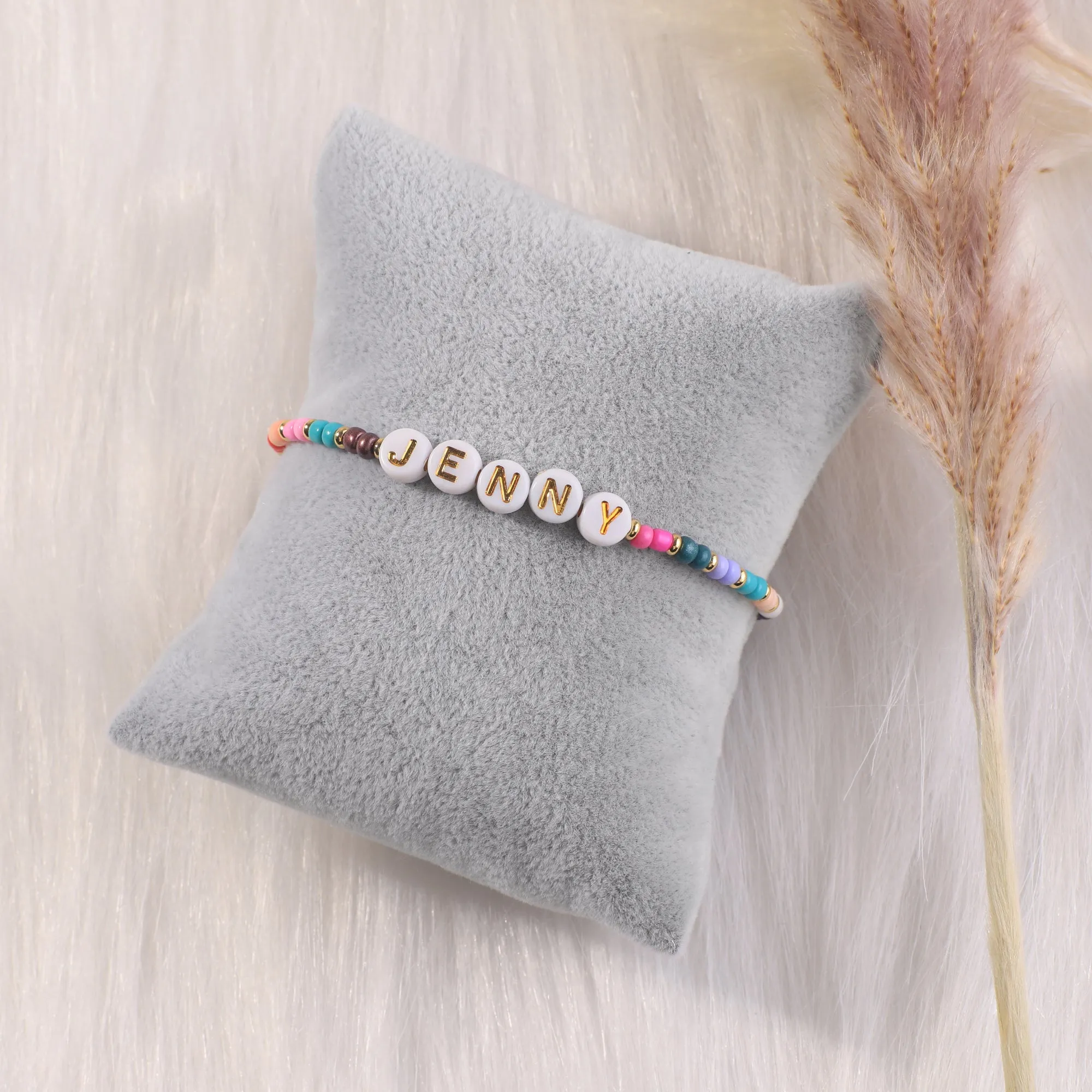 Beaded Name Bracelet | Joyful