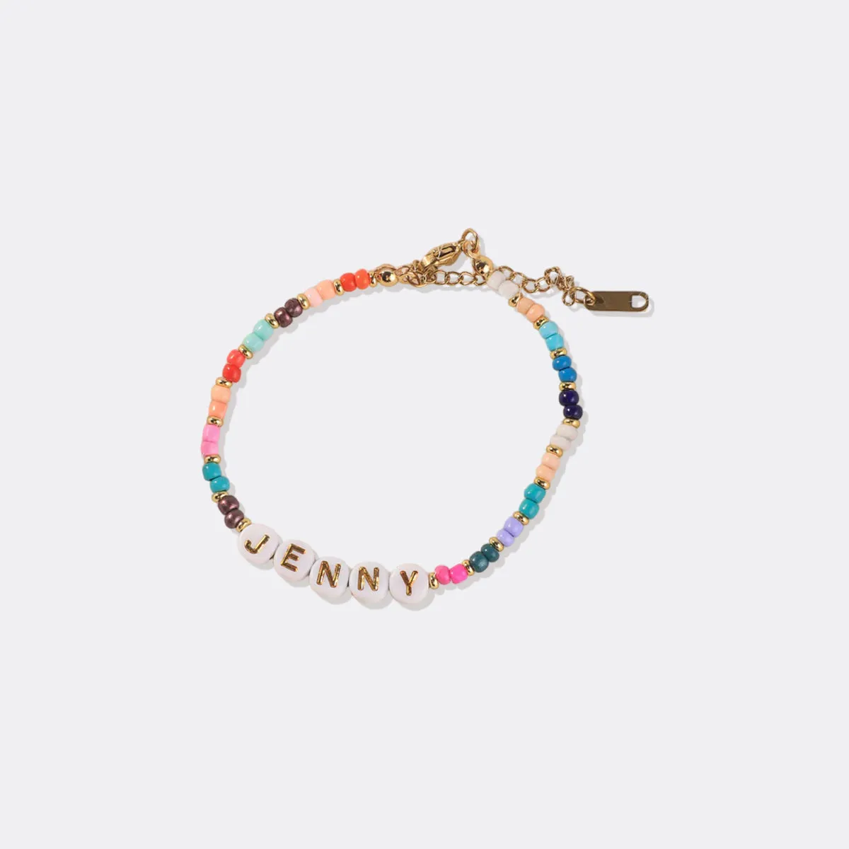 Beaded Name Bracelet | Joyful