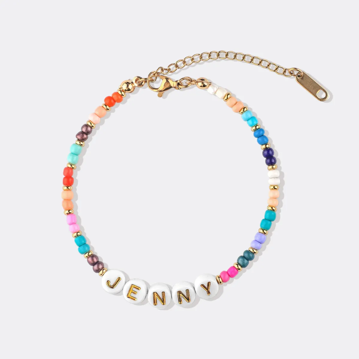 Beaded Name Bracelet | Joyful