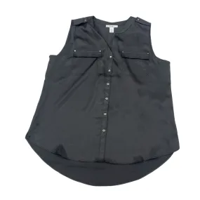 BLACK BLOUSE SLEEVELESS by WHITE HOUSE BLACK MARKET Size:XL