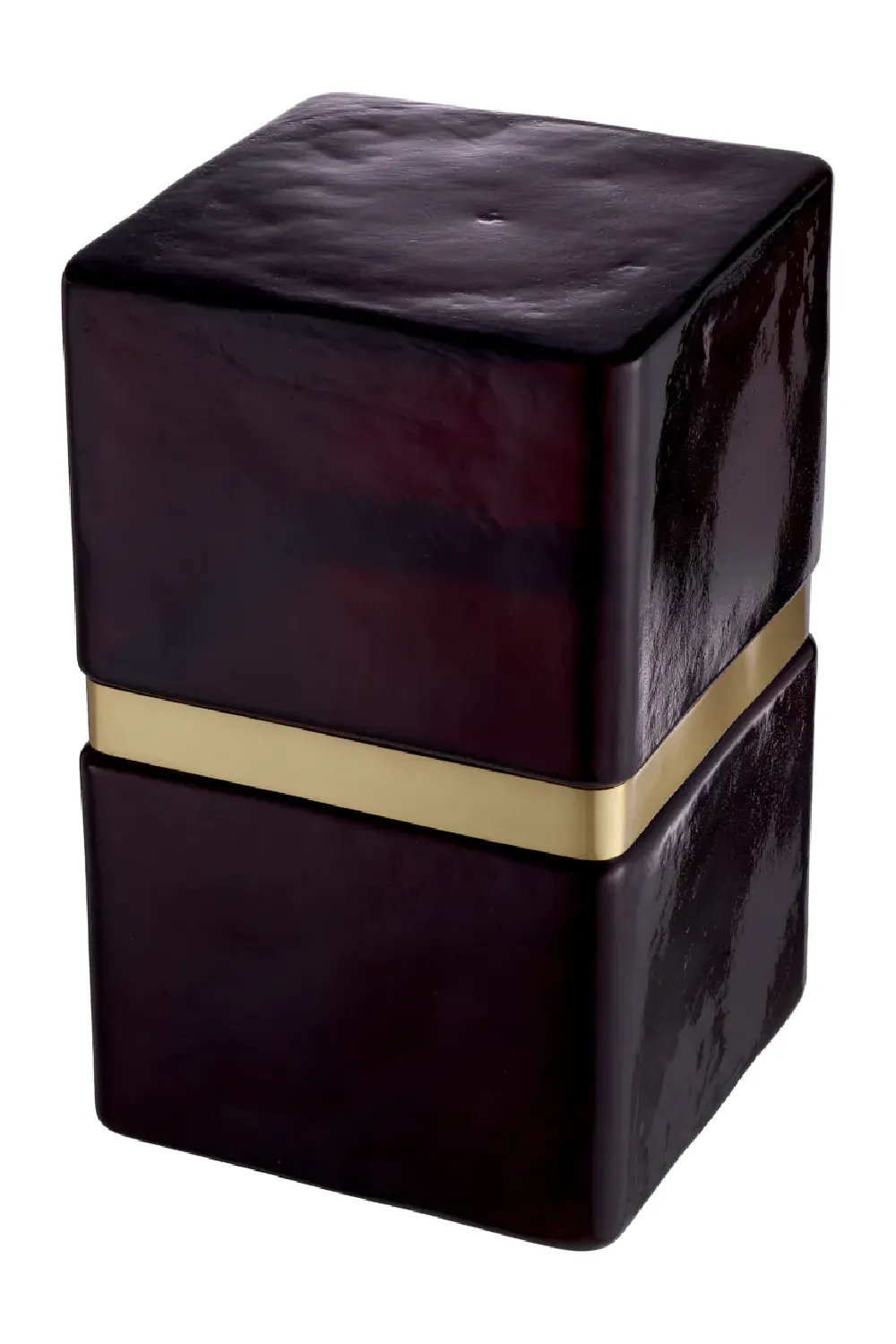 Black Glass Modern Side Table | Eichholtz Arturo