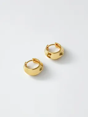 Bodie Hoops in Gold