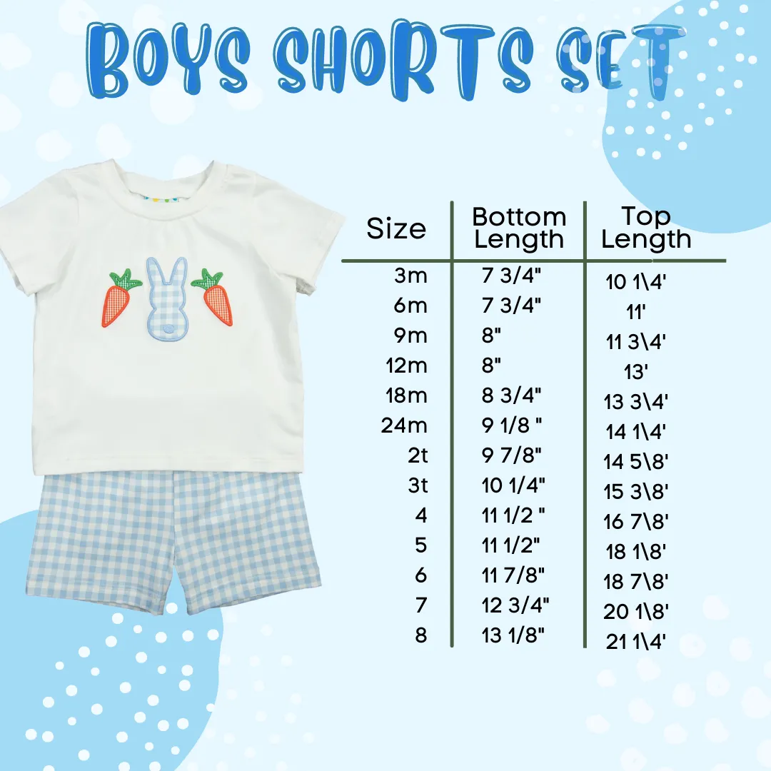 Boys Scalloping into Spring Short Set