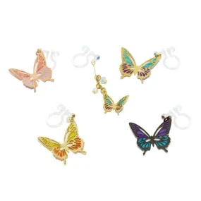 Butterfly Drop Invisible Clip On Earrings