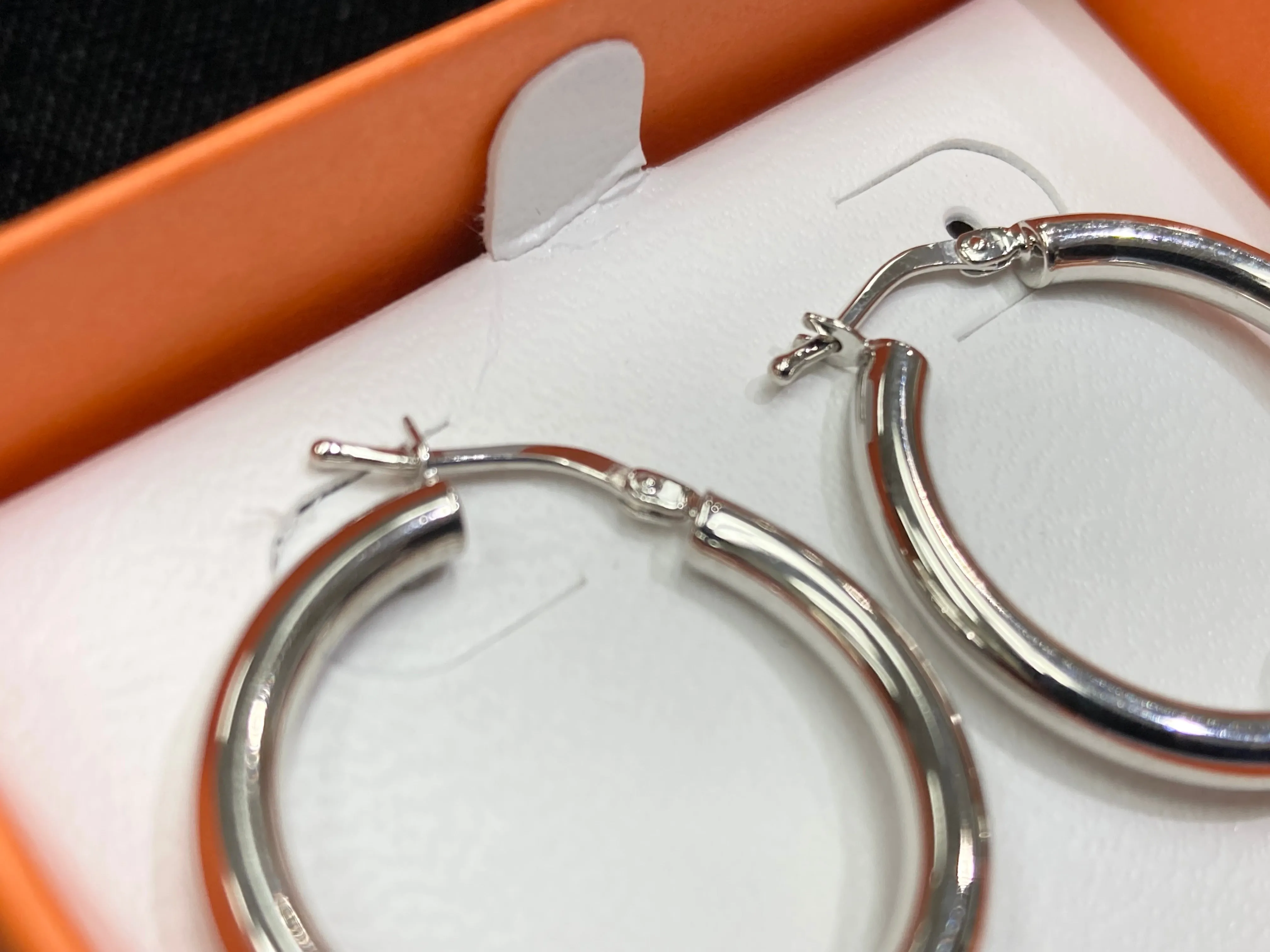 Cape Cod Silver Hoop Earrings