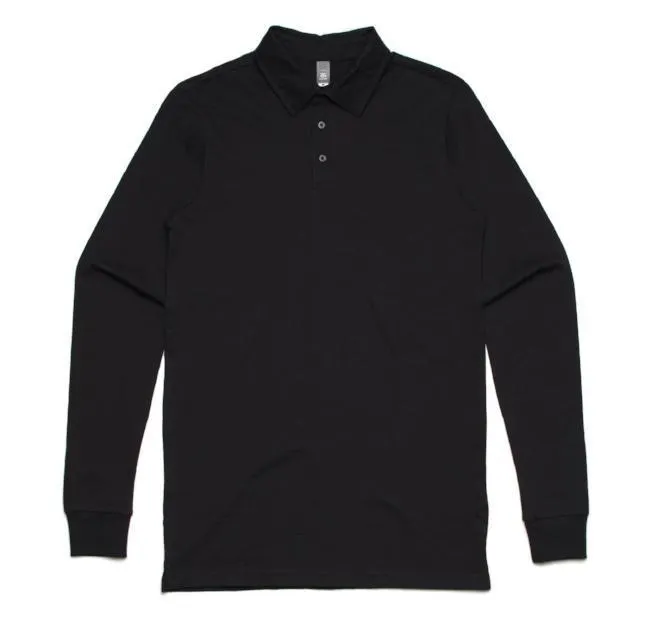 Chad Mens Long Sleeve Polo