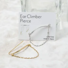 Chain Two Way Climber Earring