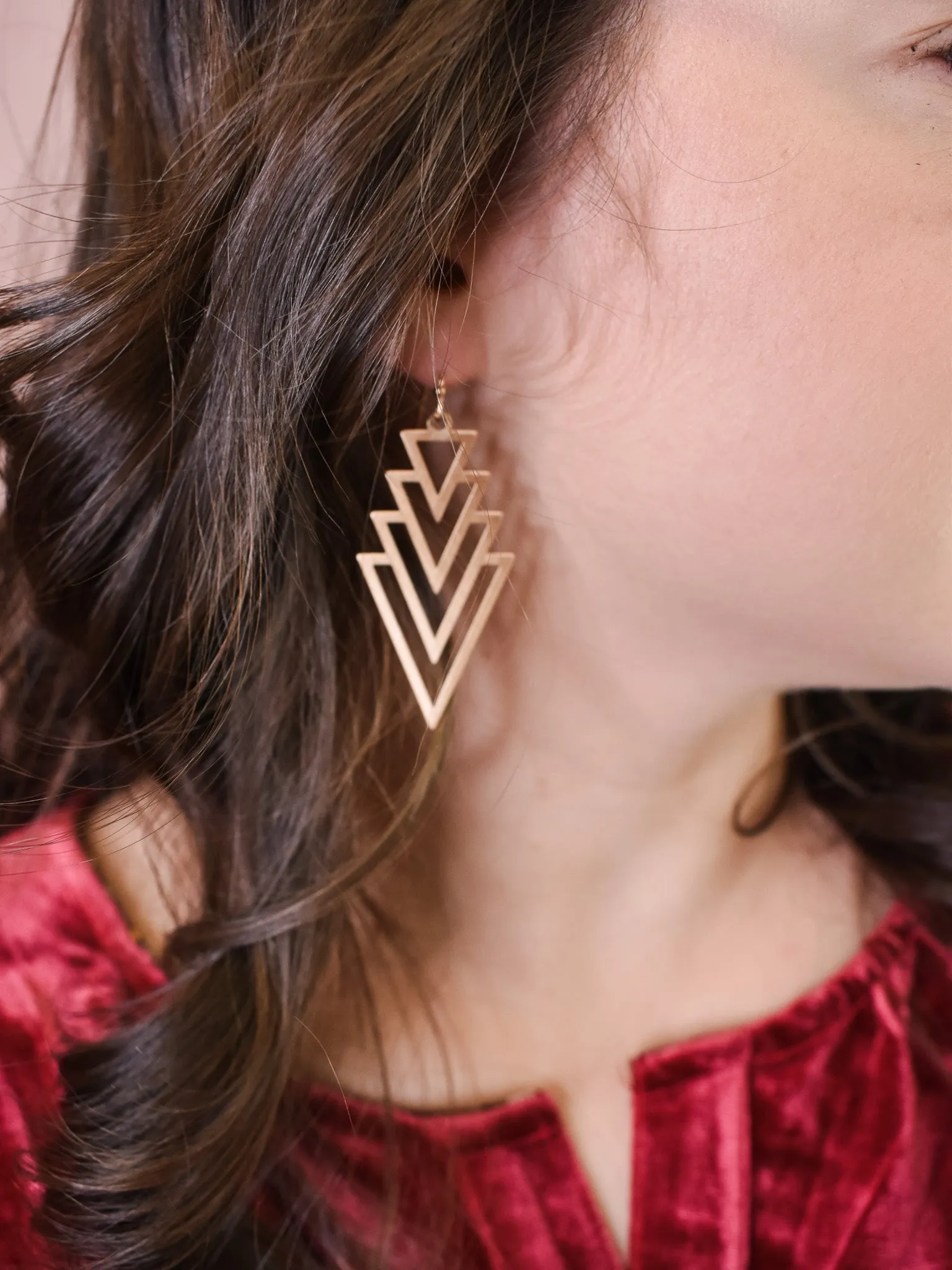 Change It Up Geometric Arrow Earrings