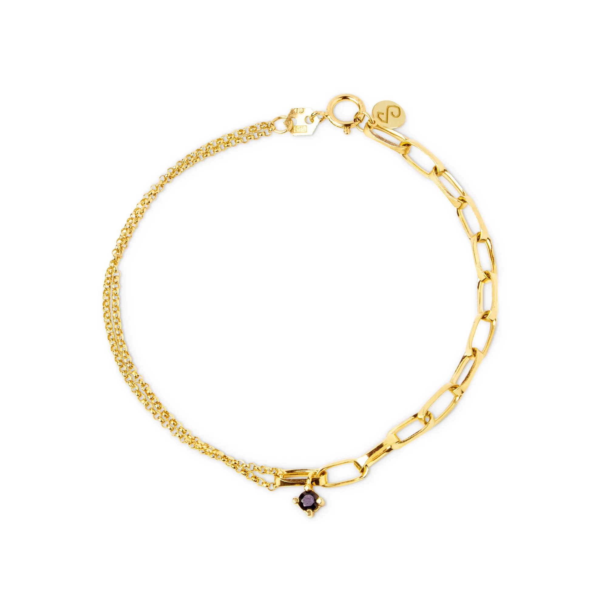 Chic Spark Black Gold Bracelet