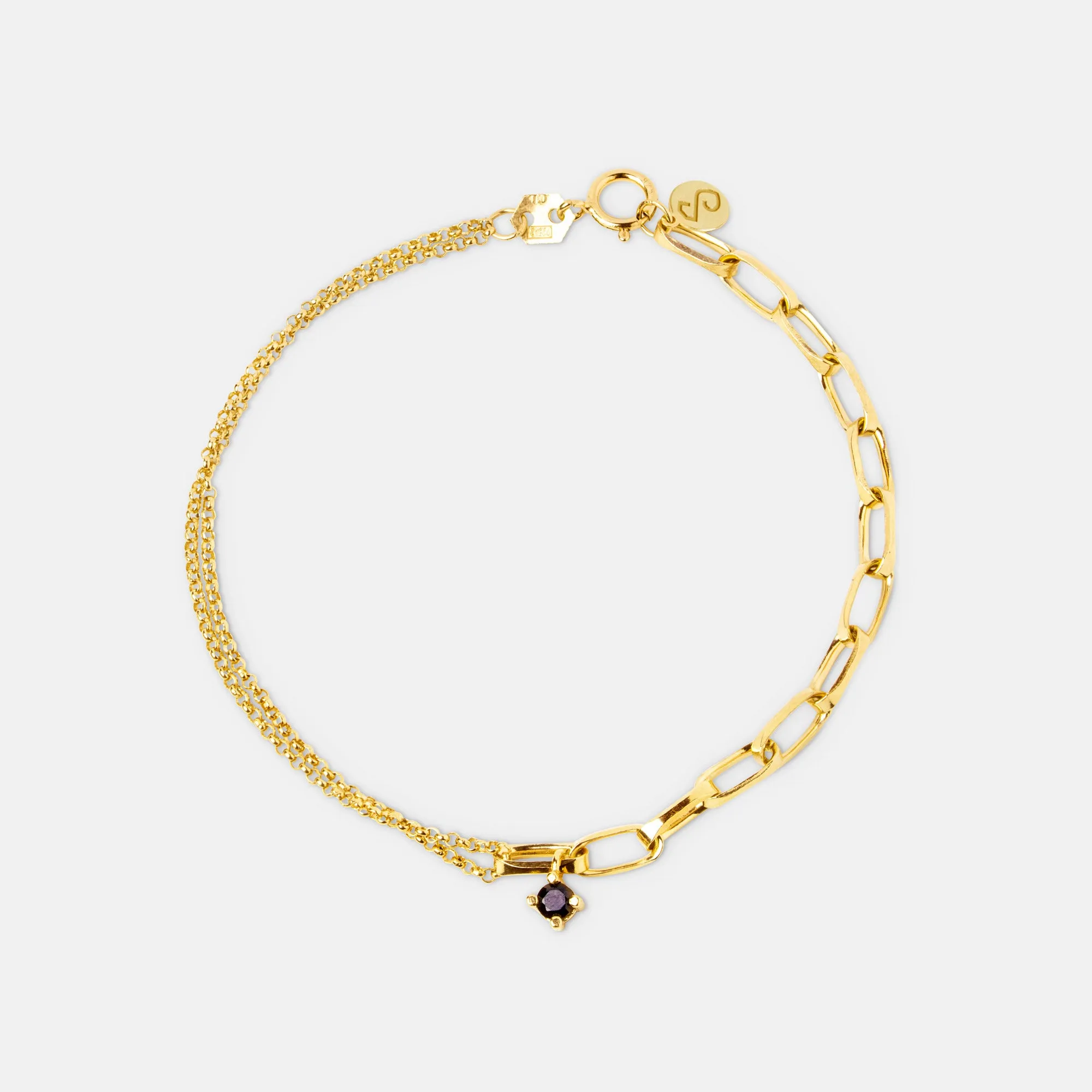 Chic Spark Black Gold Bracelet