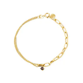 Chic Spark Black Gold Bracelet