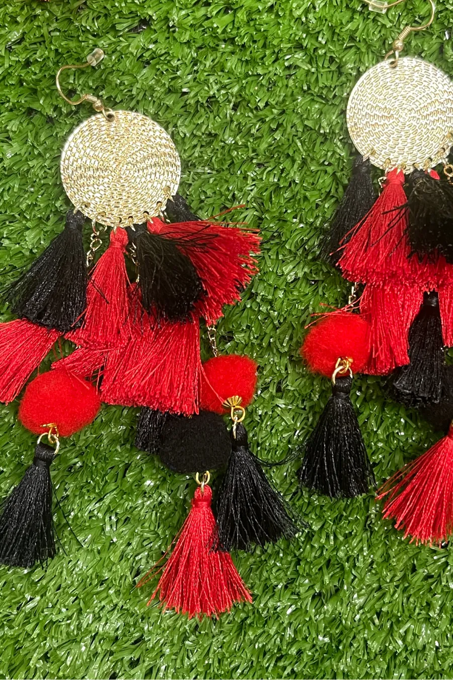 Claire Tiered Tassel Earrings