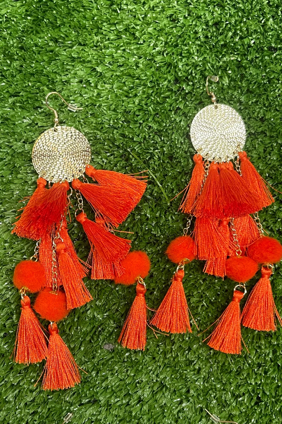 Claire Tiered Tassel Earrings