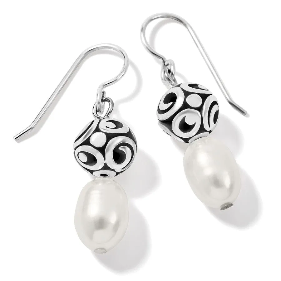 Contempo Pearl French Wire Earrings