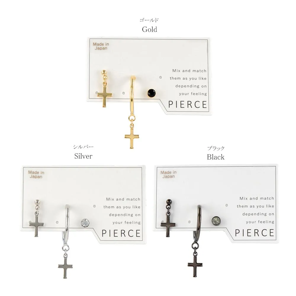 Cross Earring Set