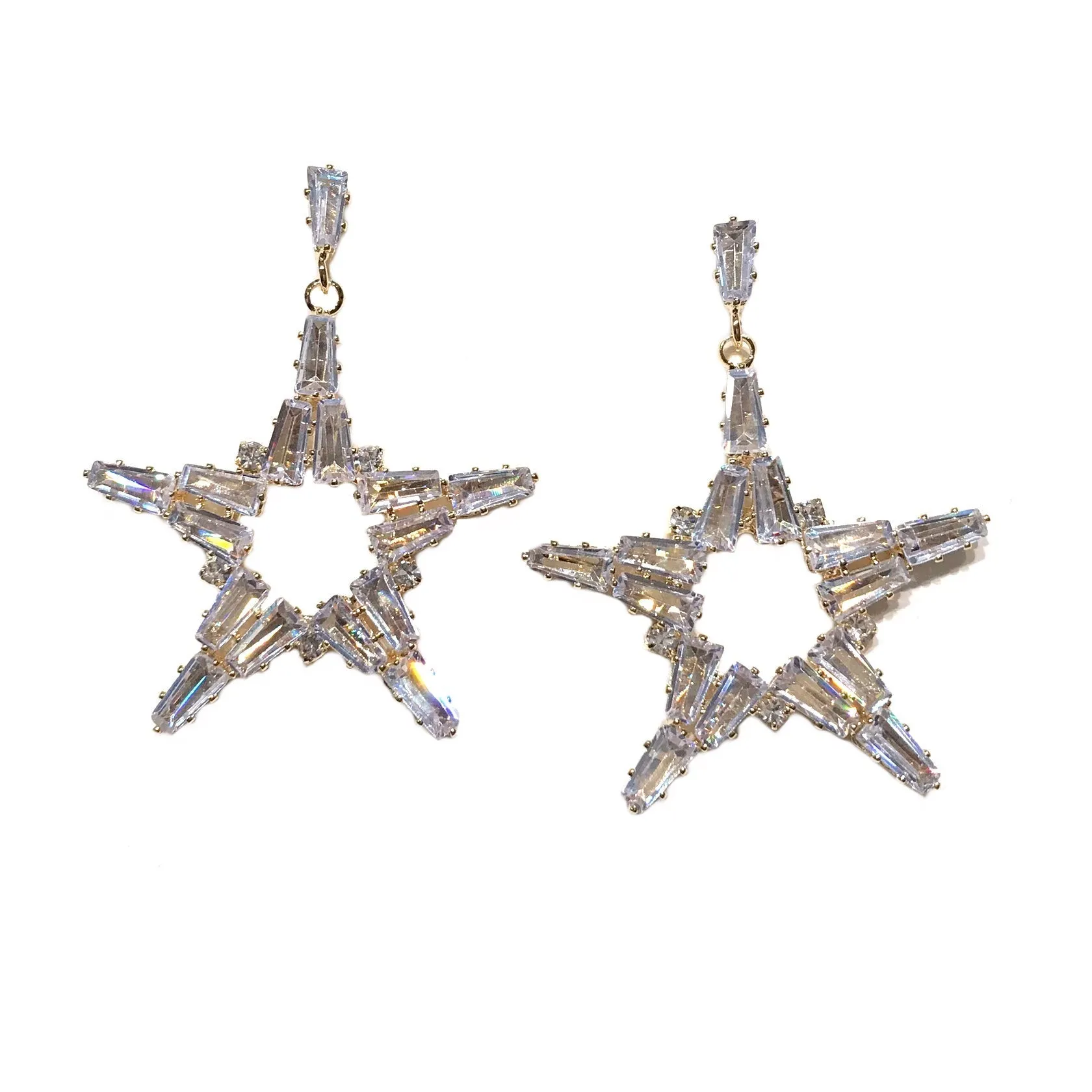 Crysta Sparkle Star Earrings