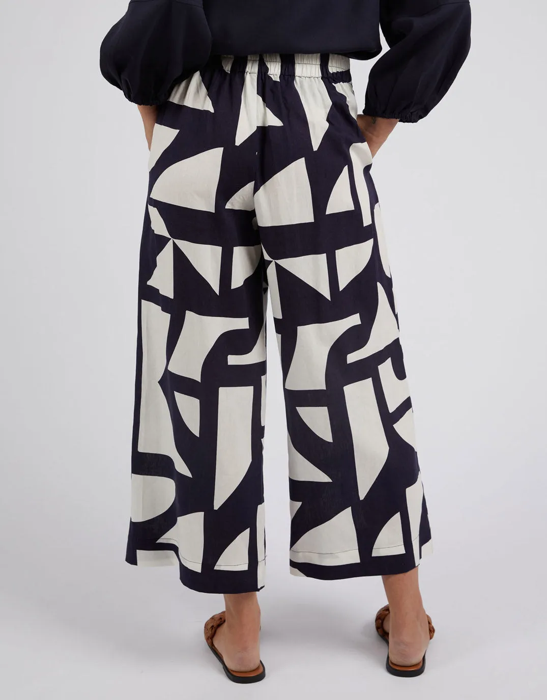 Dali Abstract Pant - Midnight Abstract Print