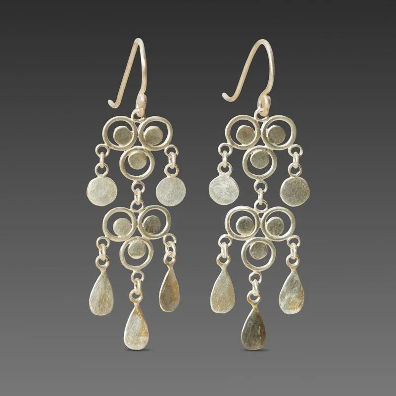 Double Filigree Chandelier Earrings