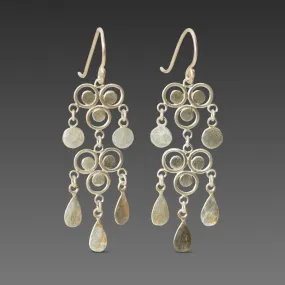 Double Filigree Chandelier Earrings