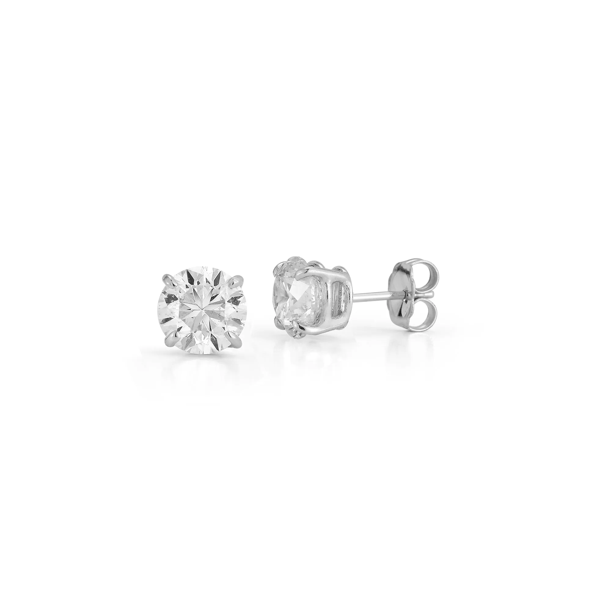 DRD Diamond Solitaire Studs 3.00 Ct. Total Weight