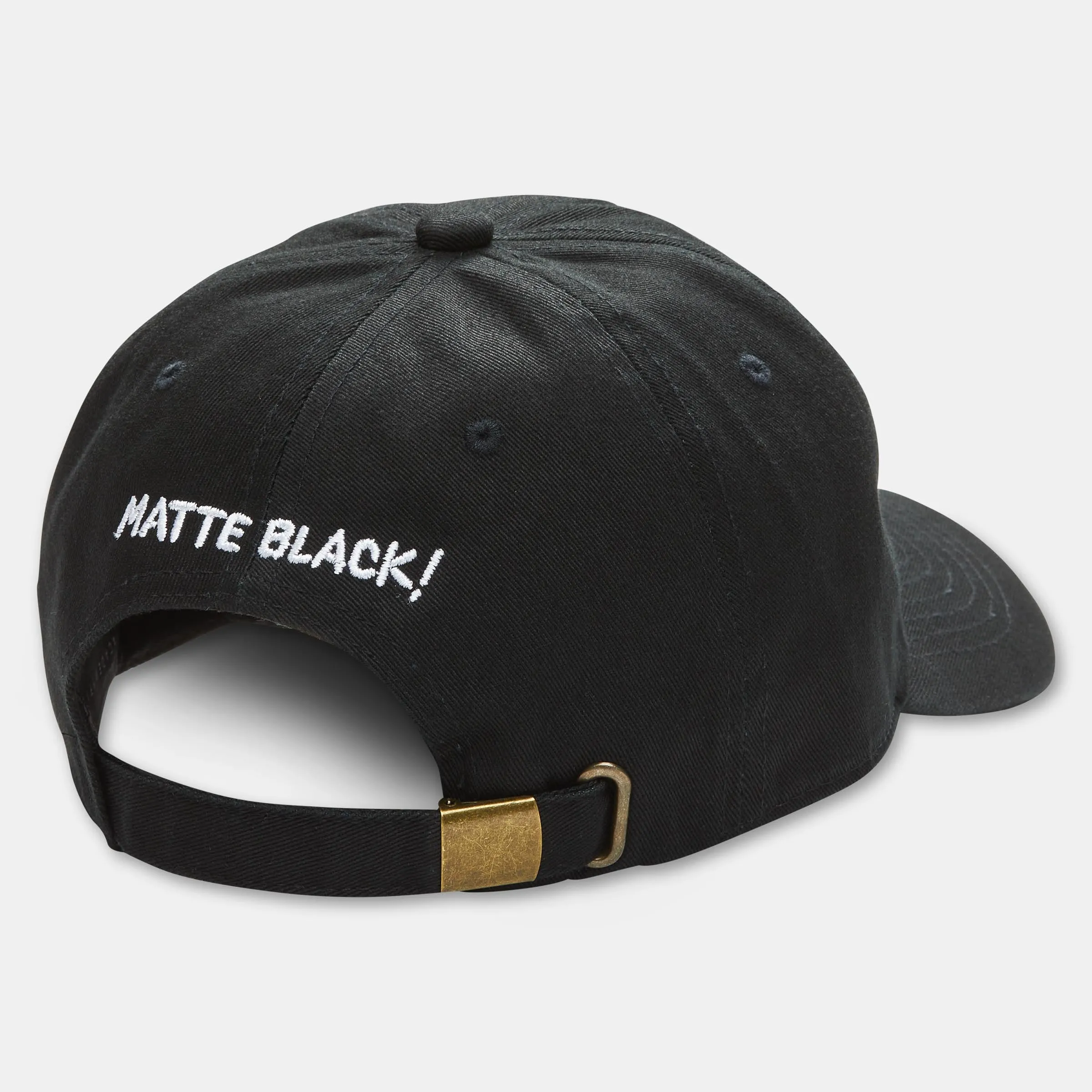 Dreamville x Matte Black Adjustable Snapback Hat - Stylish and Trendy Headwear