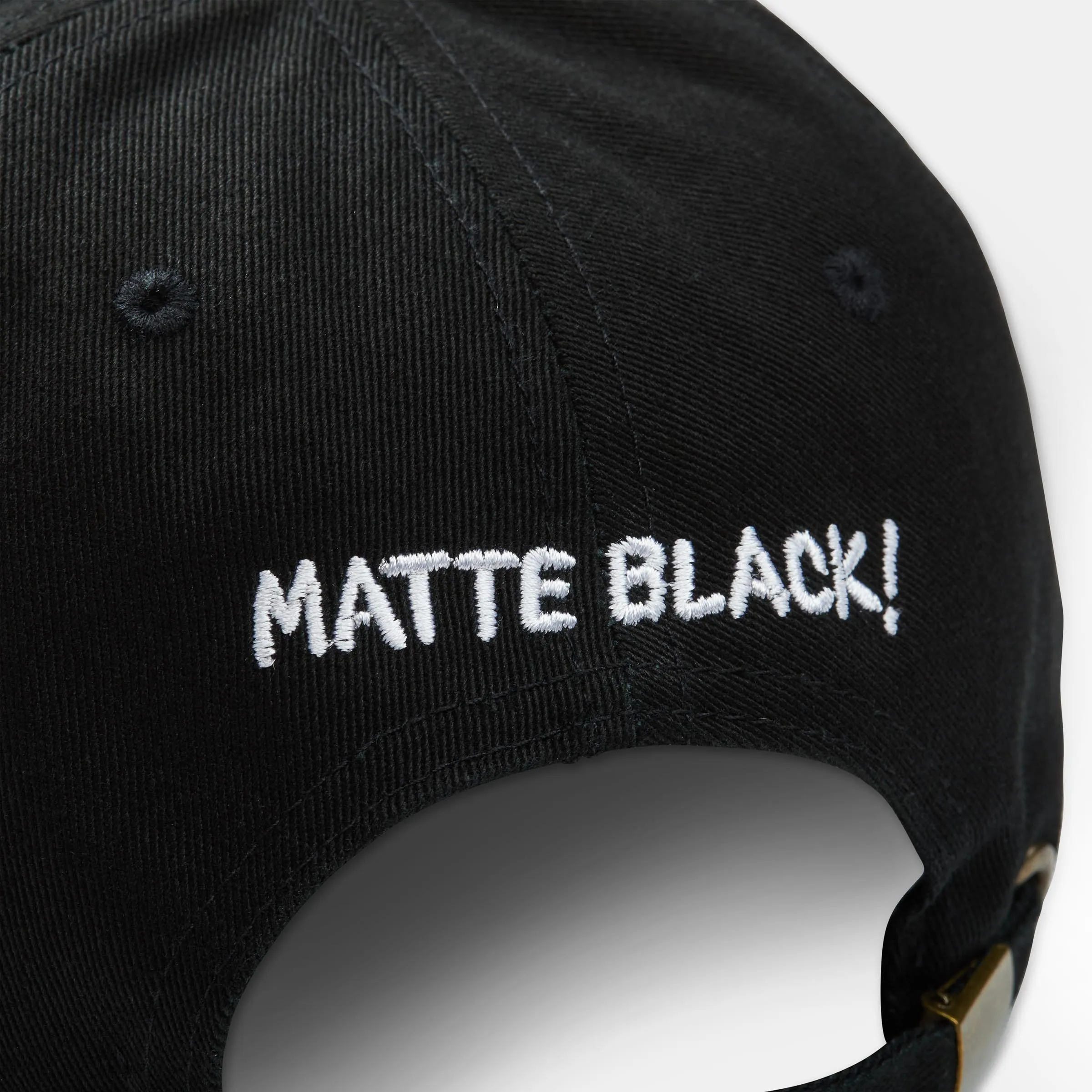 Dreamville x Matte Black Adjustable Snapback Hat - Stylish and Trendy Headwear