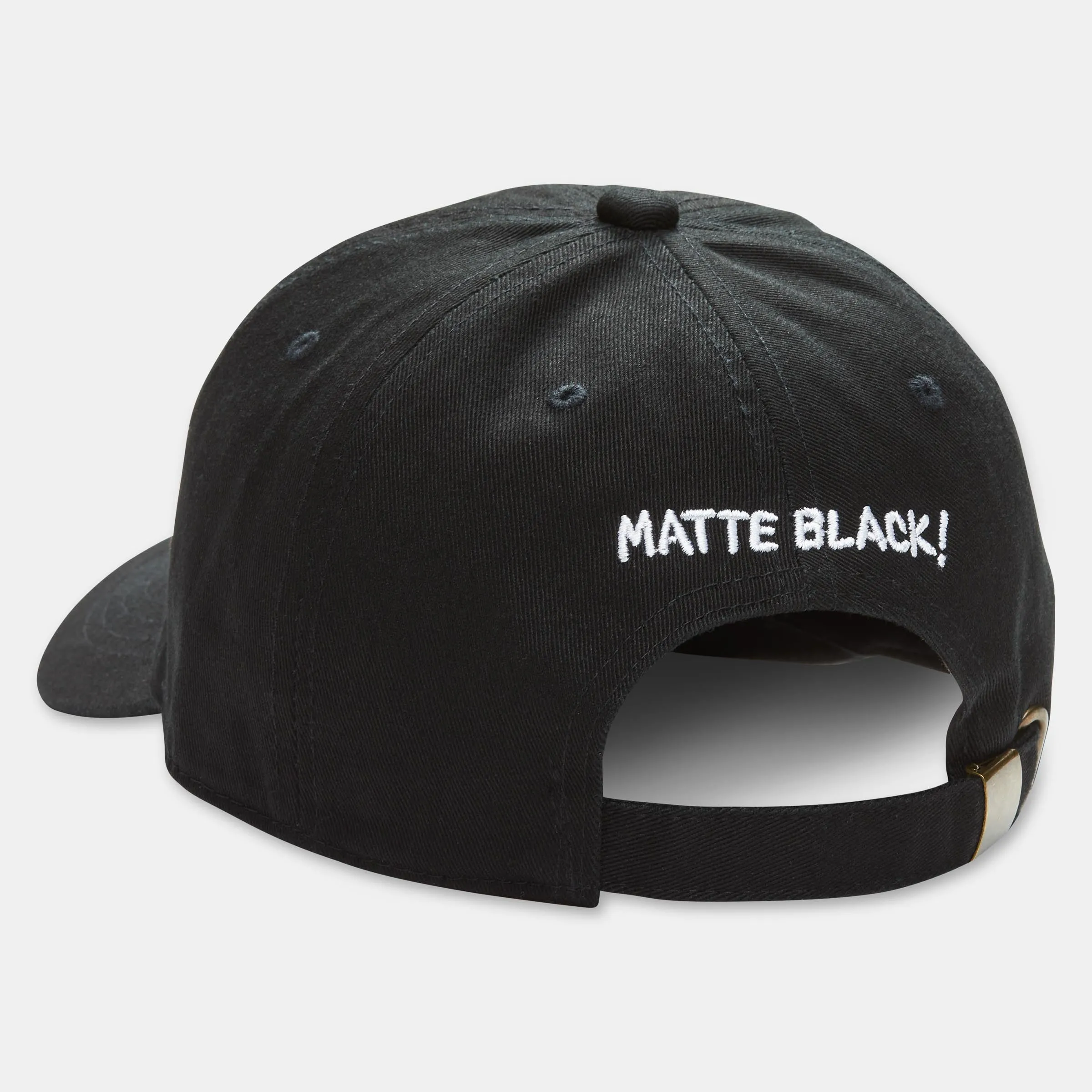 Dreamville x Matte Black Adjustable Snapback Hat - Stylish and Trendy Headwear