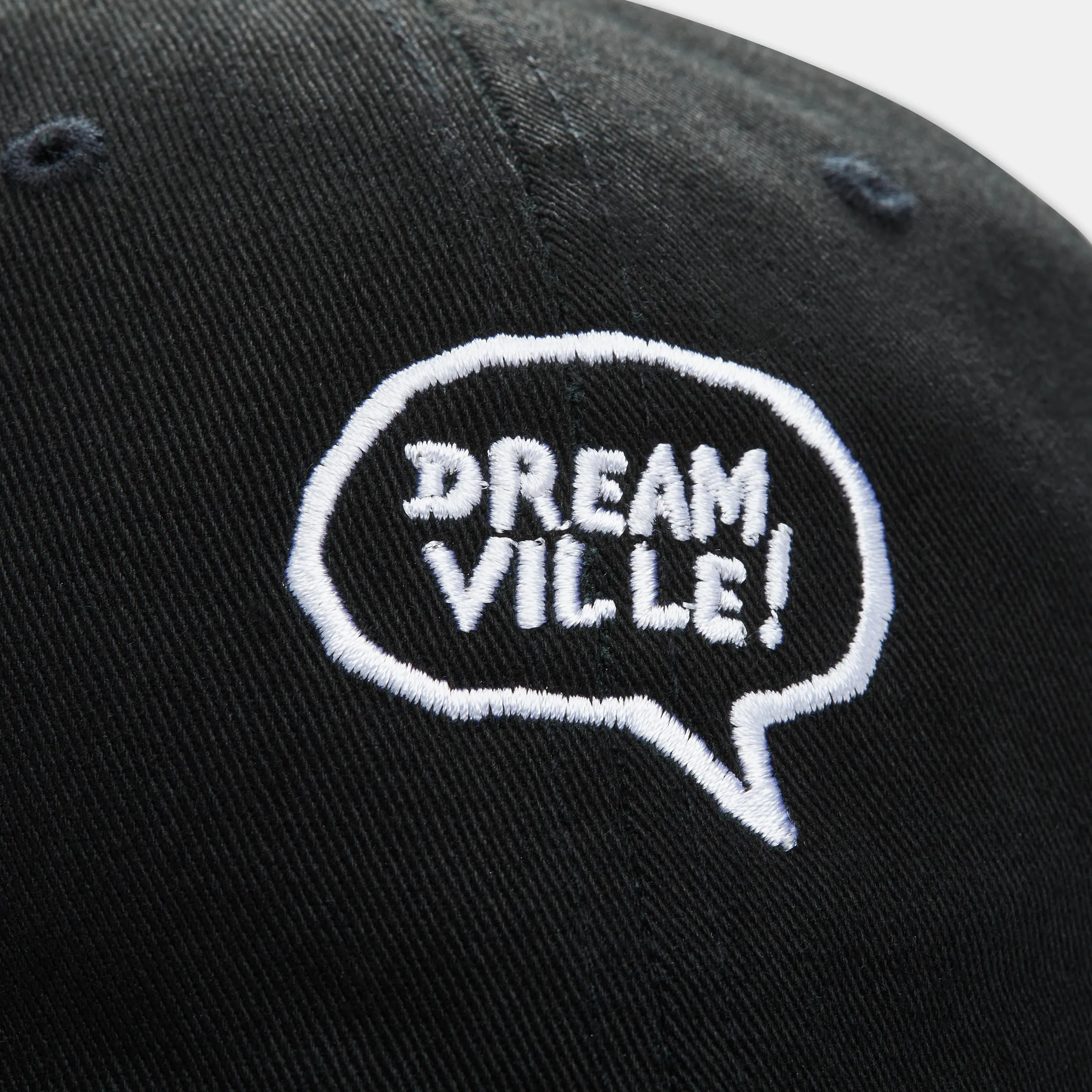 Dreamville x Matte Black Adjustable Snapback Hat - Stylish and Trendy Headwear