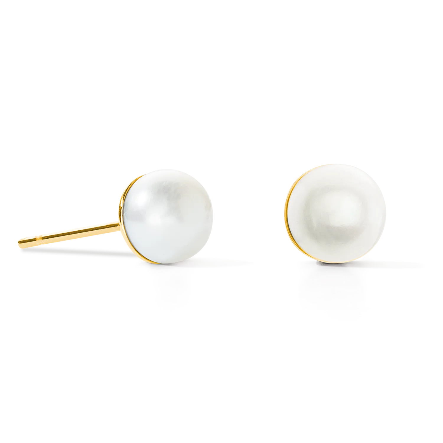 Earrings Classic Freshwater Pearl gold