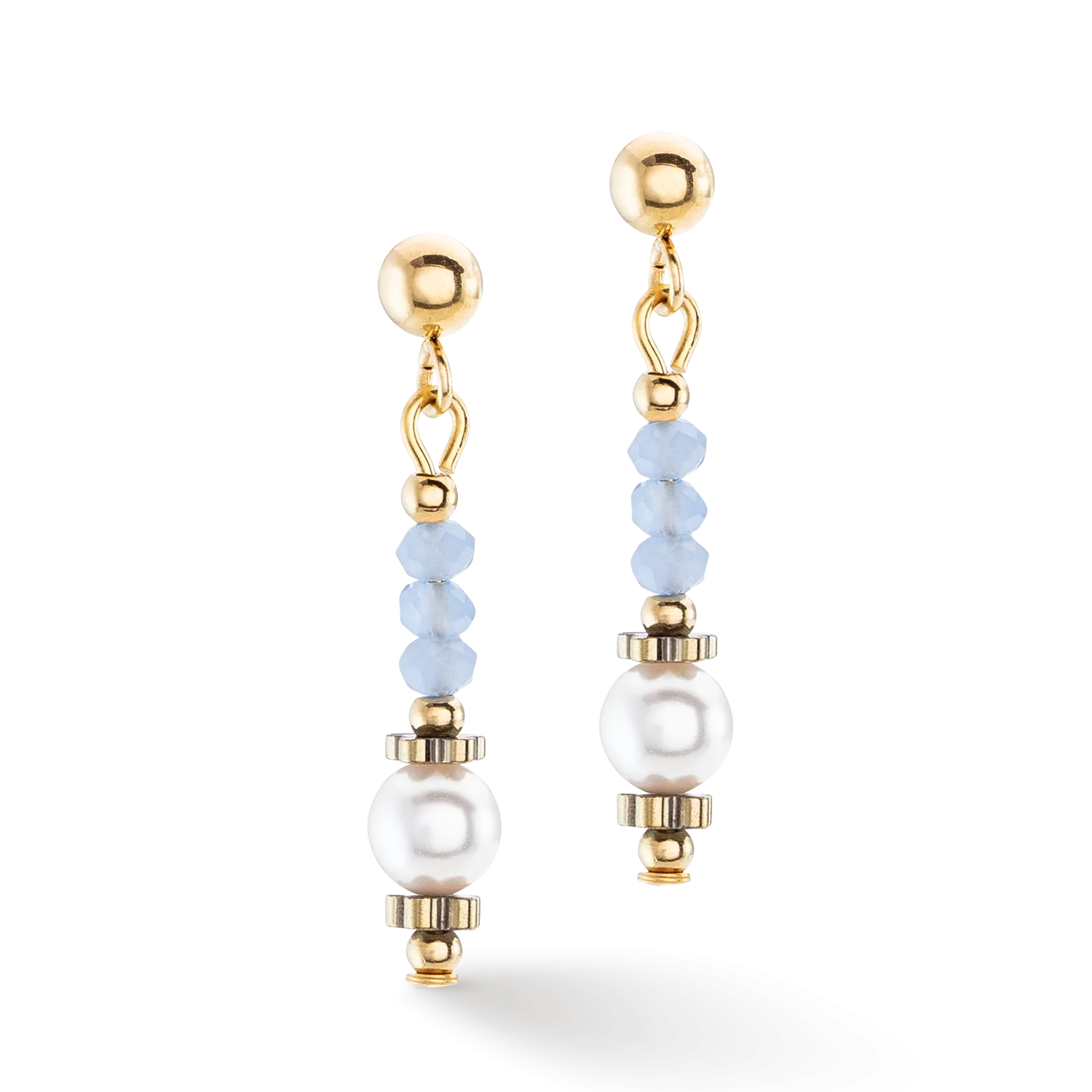 Earrings Little Twinkle Pearl Mix light blue