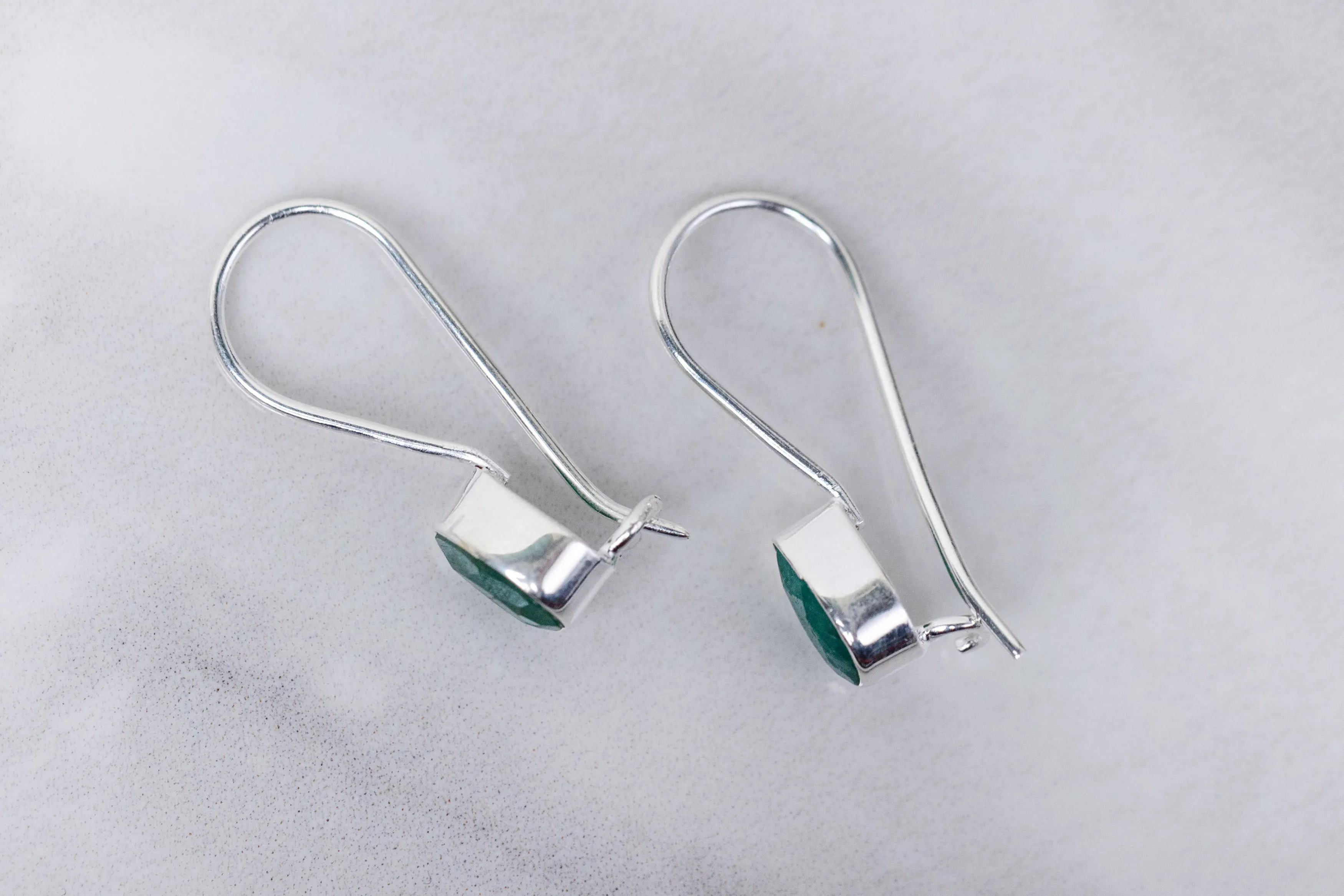 Emerald drops - Earrings