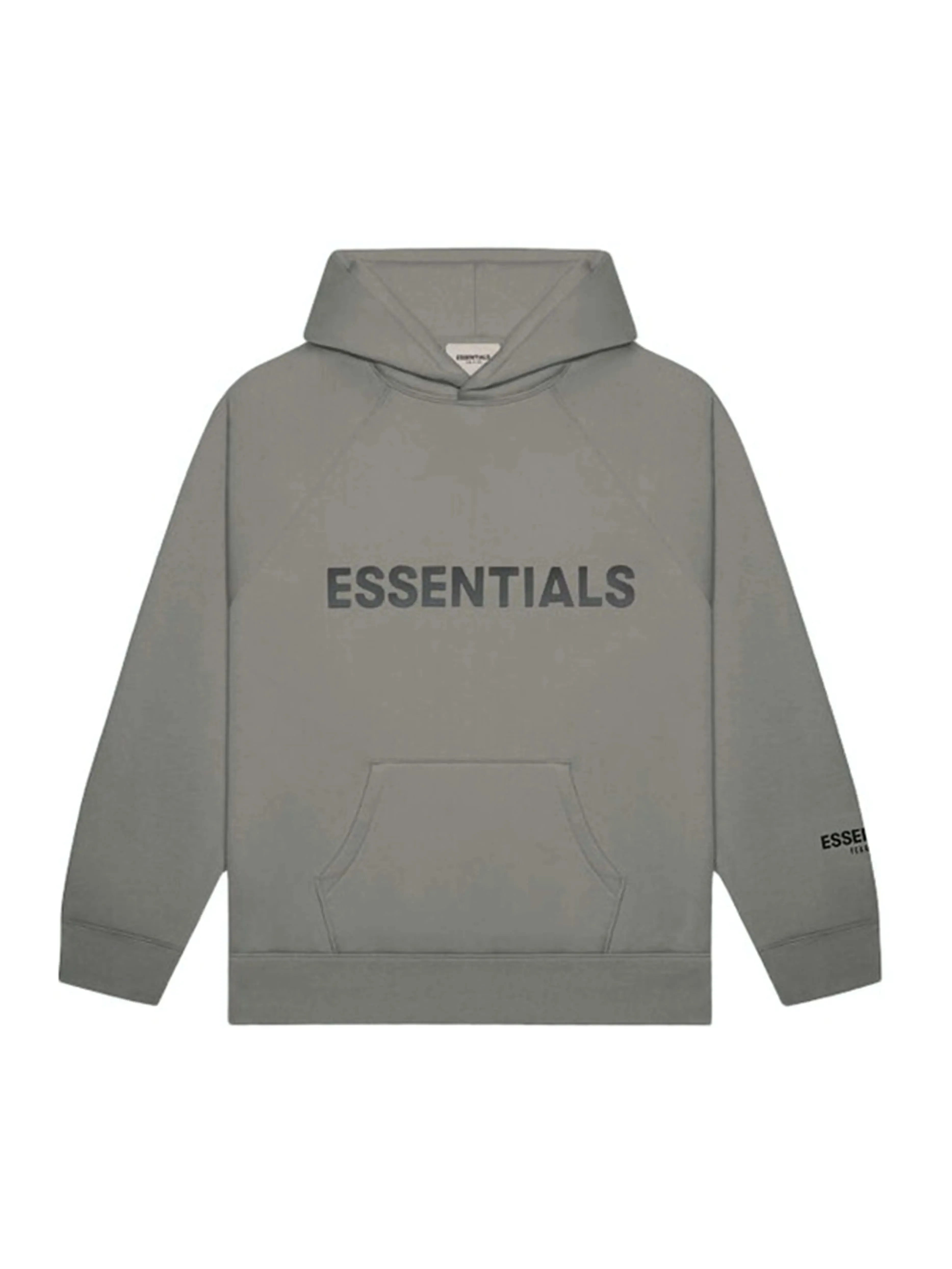 FOG ESSENTIALS Charcoal Pullover Hoodie with 3D Silicon Applique [SS20 Collection]