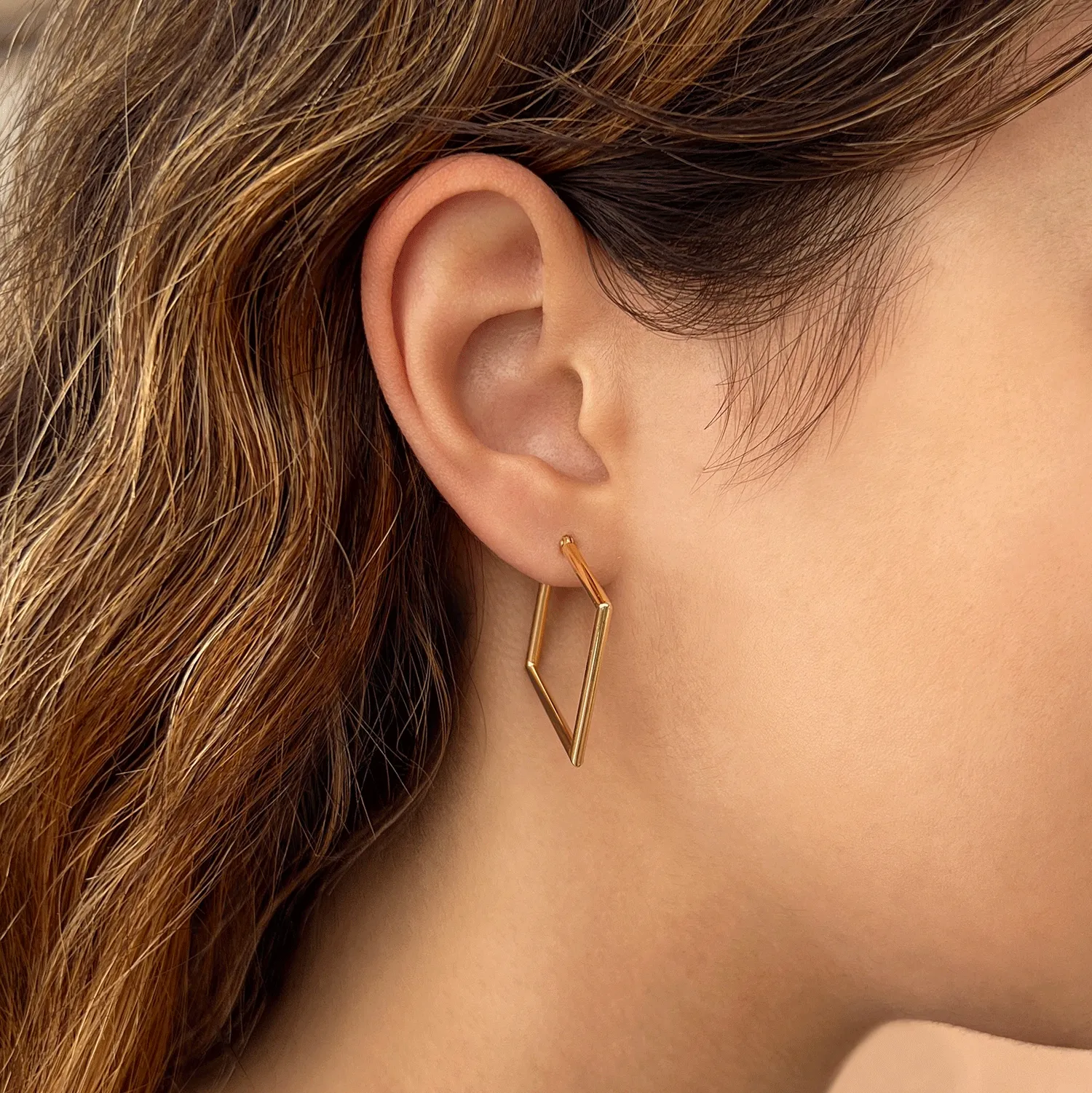 Geometric Hoop Earrings