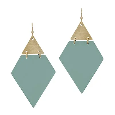 Geometric Triangle Earrings