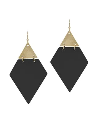 Geometric Triangle Earrings