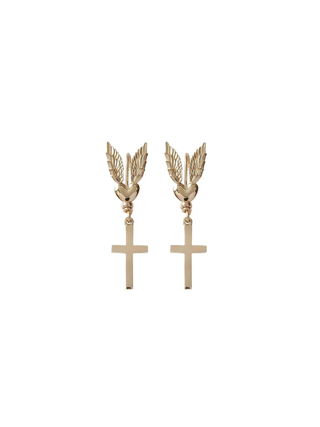 Gold Messenger Earrings