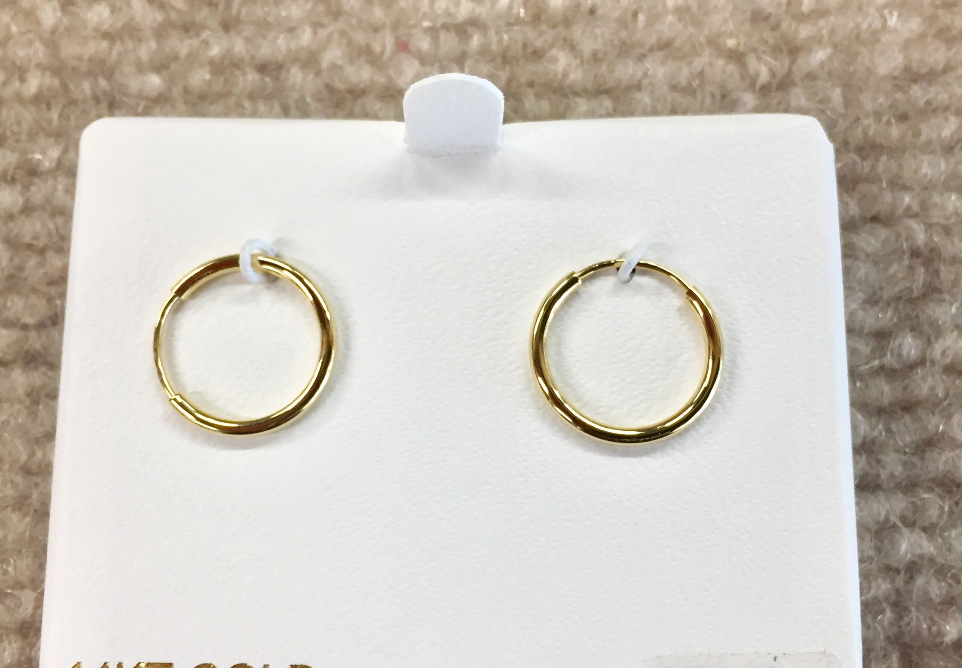 Gold Small Hoop Earrings