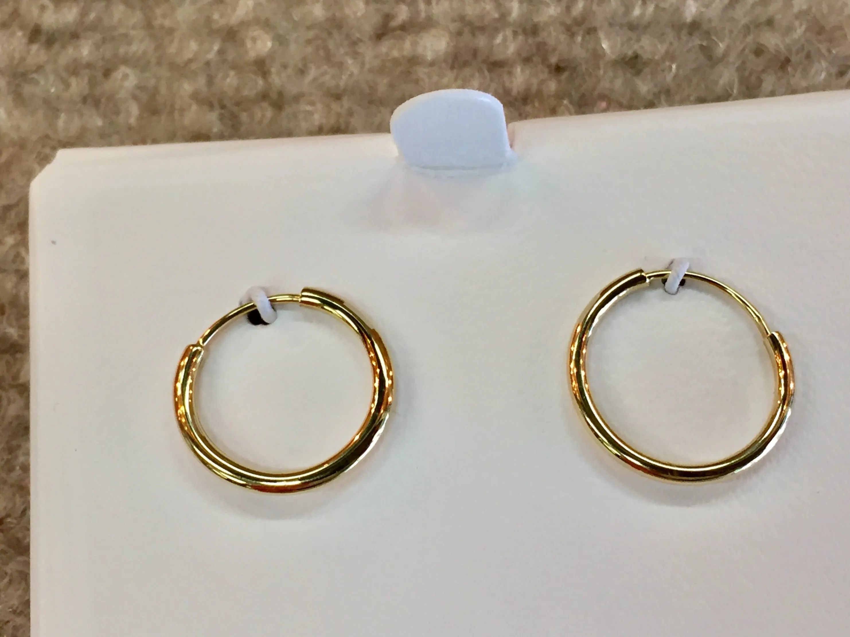 Gold Small Hoop Earrings