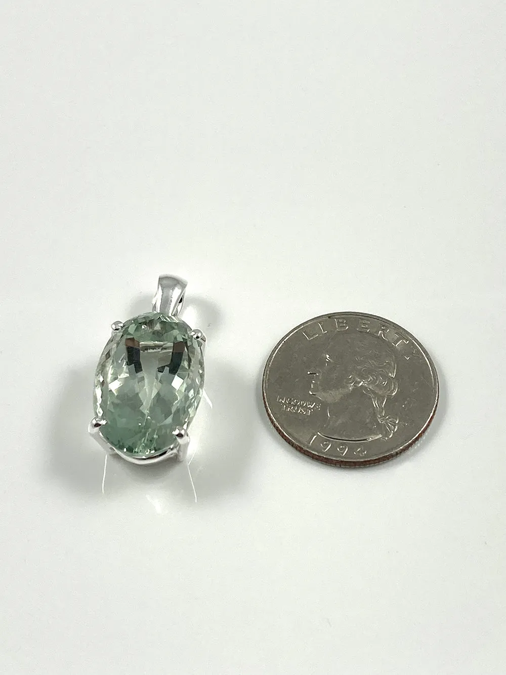 Green Amethyst Pendant