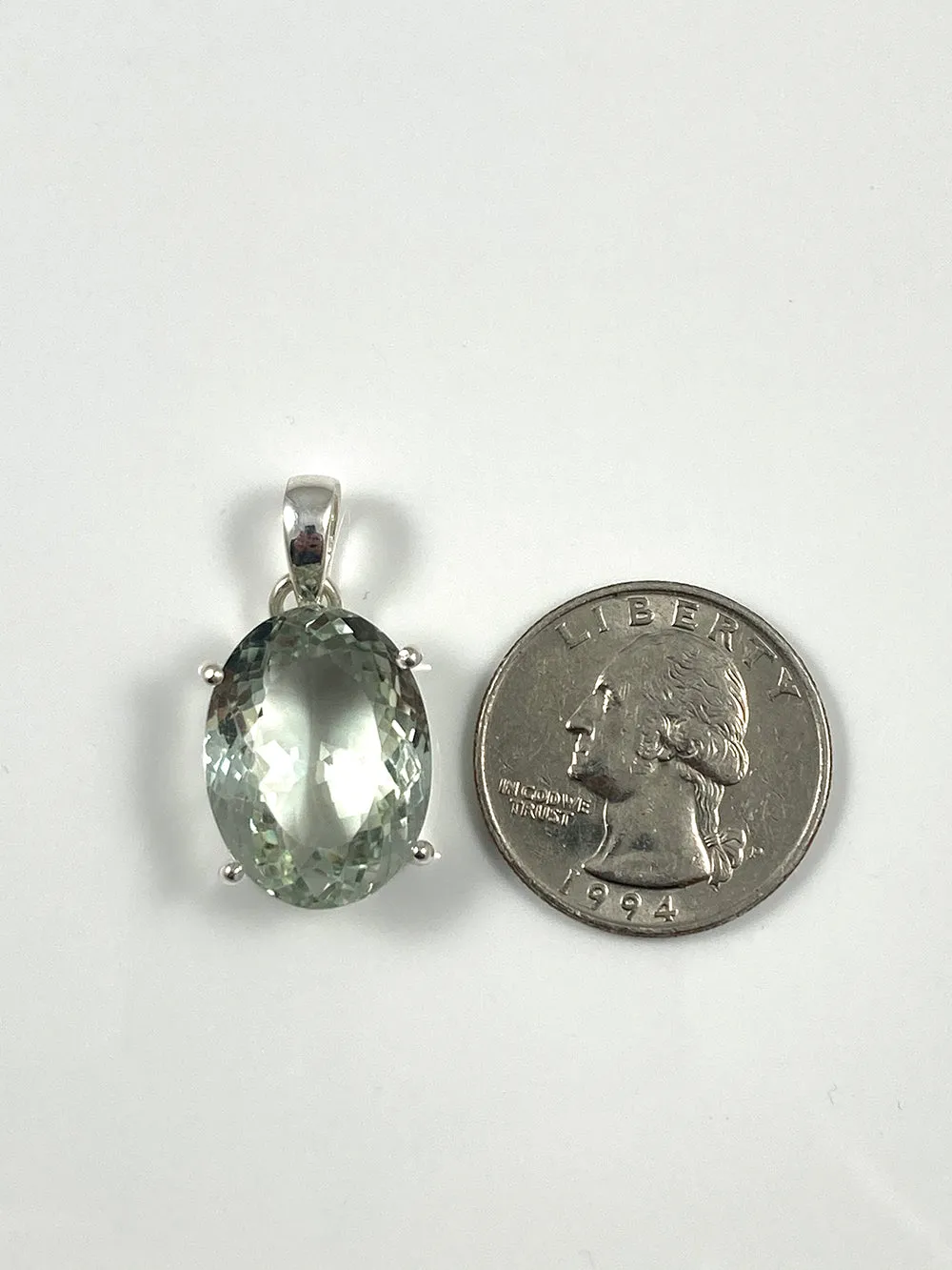 Green Amethyst Pendant