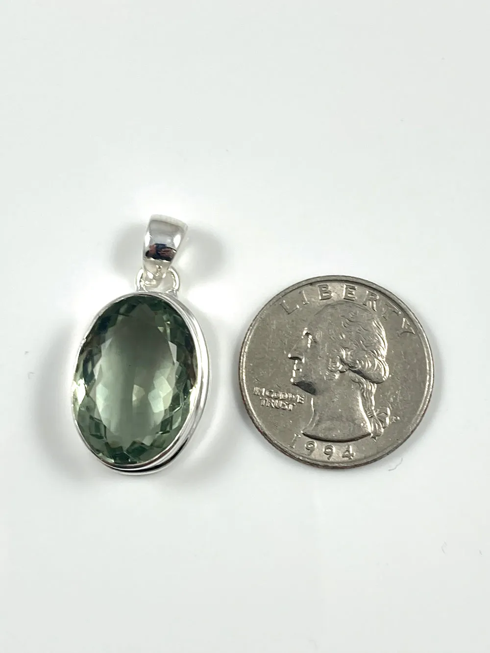 Green Amethyst Pendant