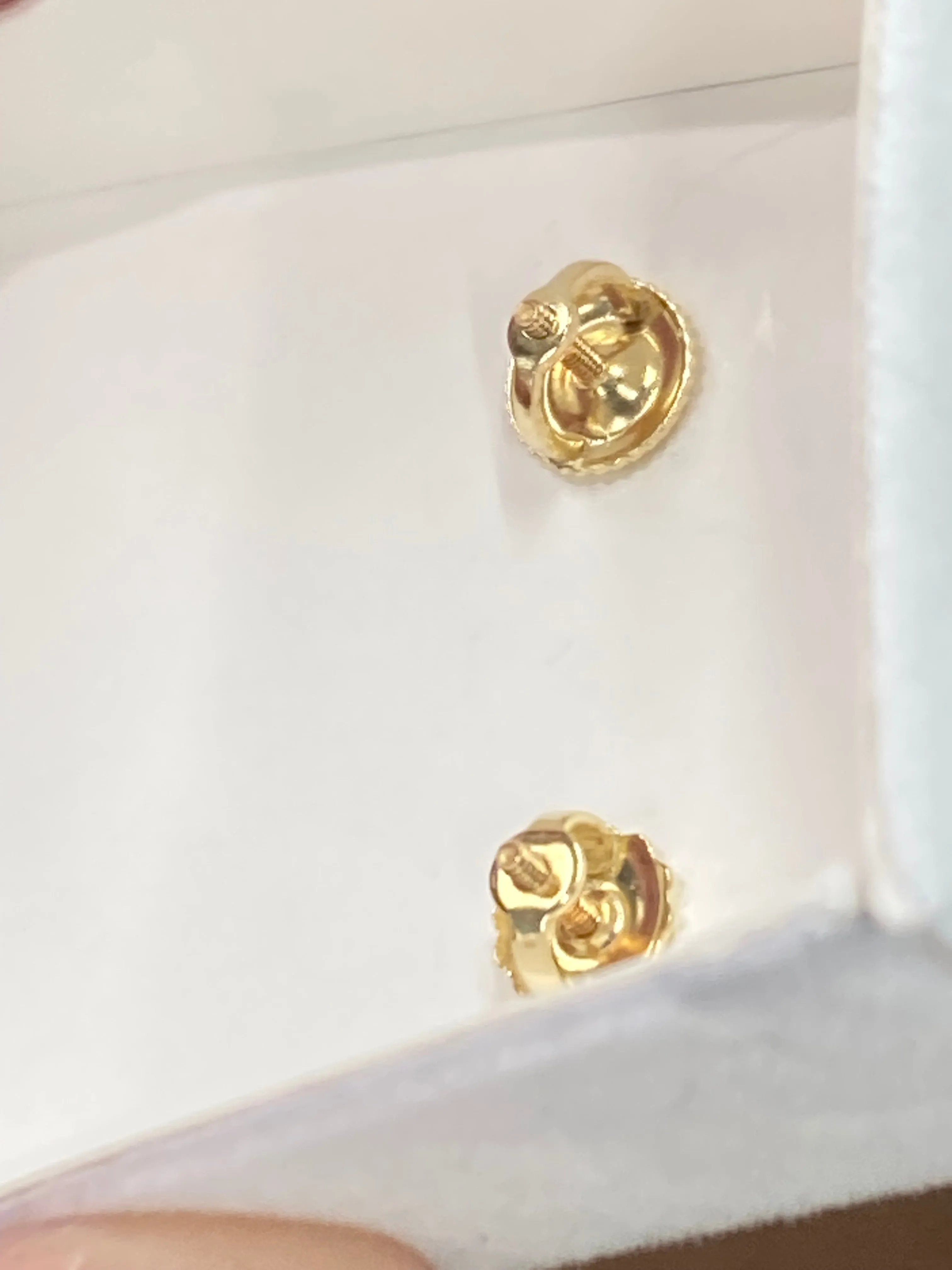 Half Carat Diamond Gold Earrings