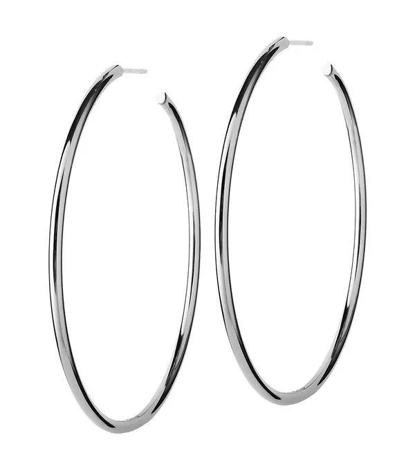 Hoops Earrings Steel Large